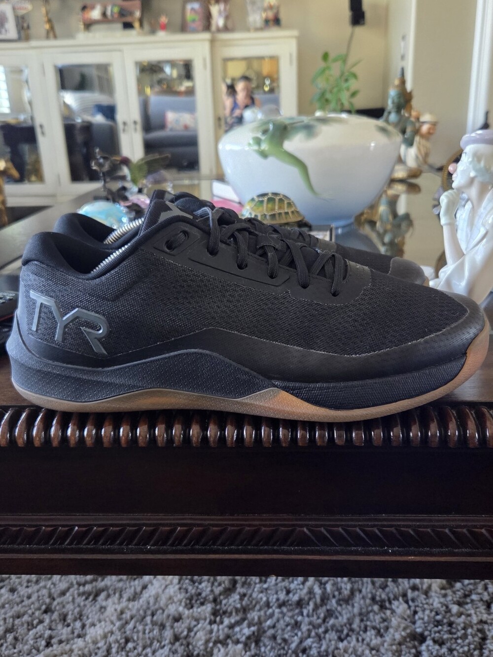 TYR CXT-2 ELITE  Men's Black Athletic Training Sneakers with Gum Outsole